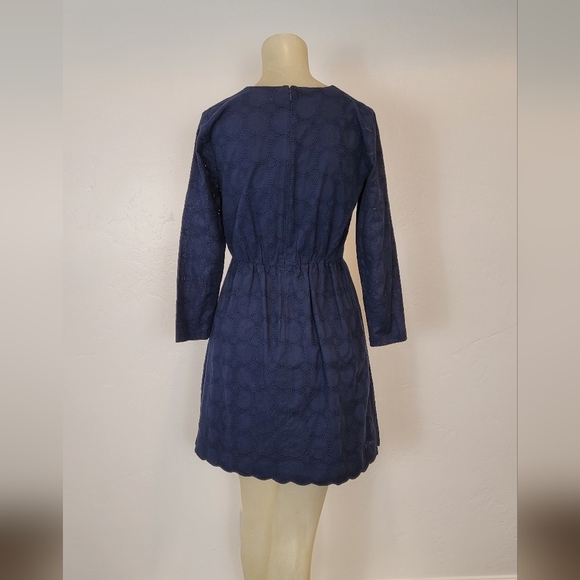 J. Crew Eyelet Circle Green Dress H8471 - Picture 10 of 10